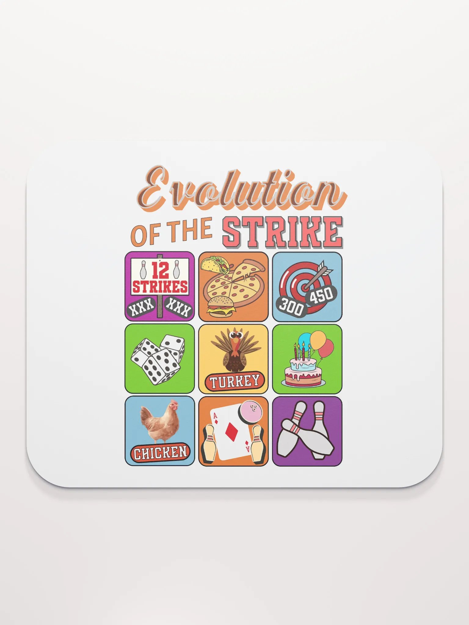 Evolution Of The Strike Bowling Mouse Pad product image (1)