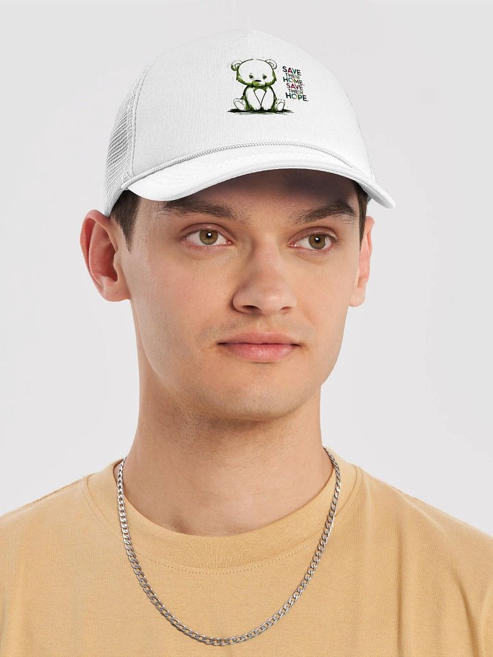 Glitch Panda Environmental Awareness Trucker Hat product image (1)