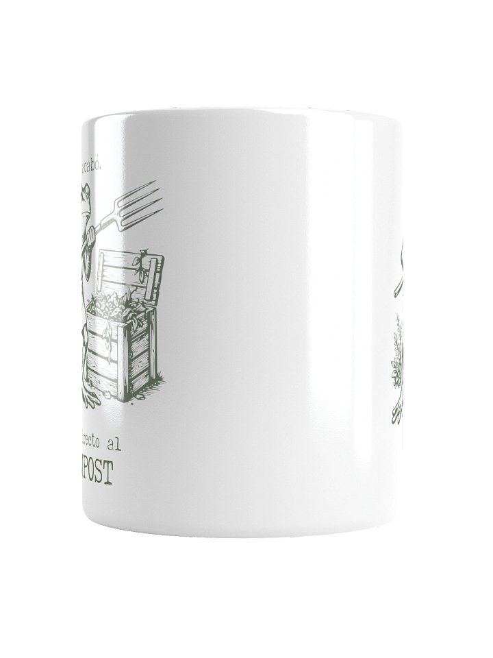 Taza Se Acabó Vas Directo al Compost | Taza Divertida de Jardinería | Regalo Original para Amantes del Huerto product image (2)