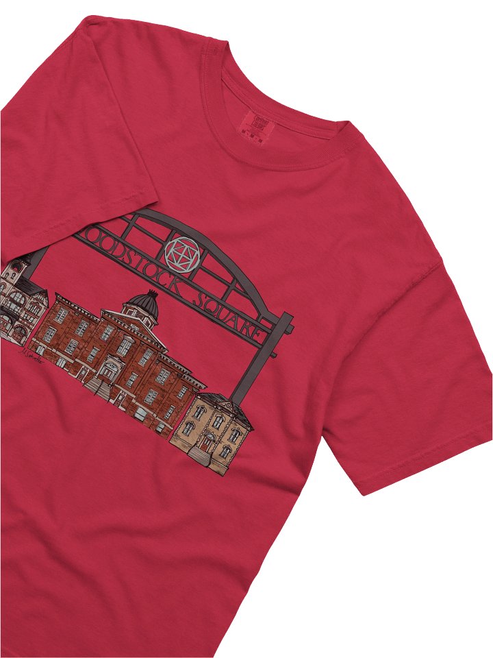 FOTOC Woodstock Skyline - Men's T - Red product image (2)