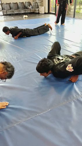 Every Class Starts Here 👊

Before the kicks, combinations, and techniques, there’s the work that gets everyone ready.
Warm up...