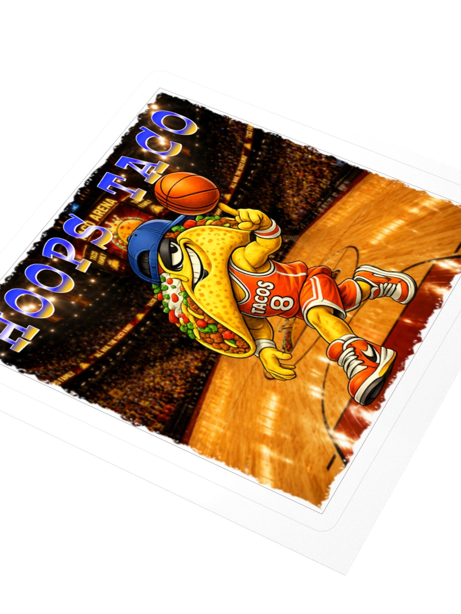 Hoops Taco Basketball Sticker - The Taco family product image (7)