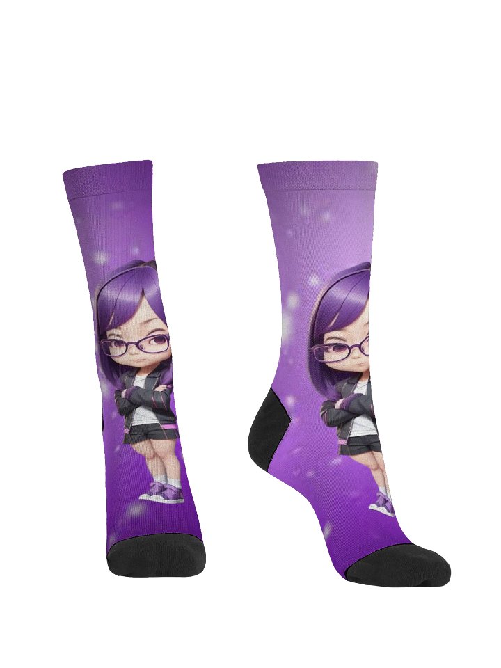(Purple CHIBI) K Socks product image (2)