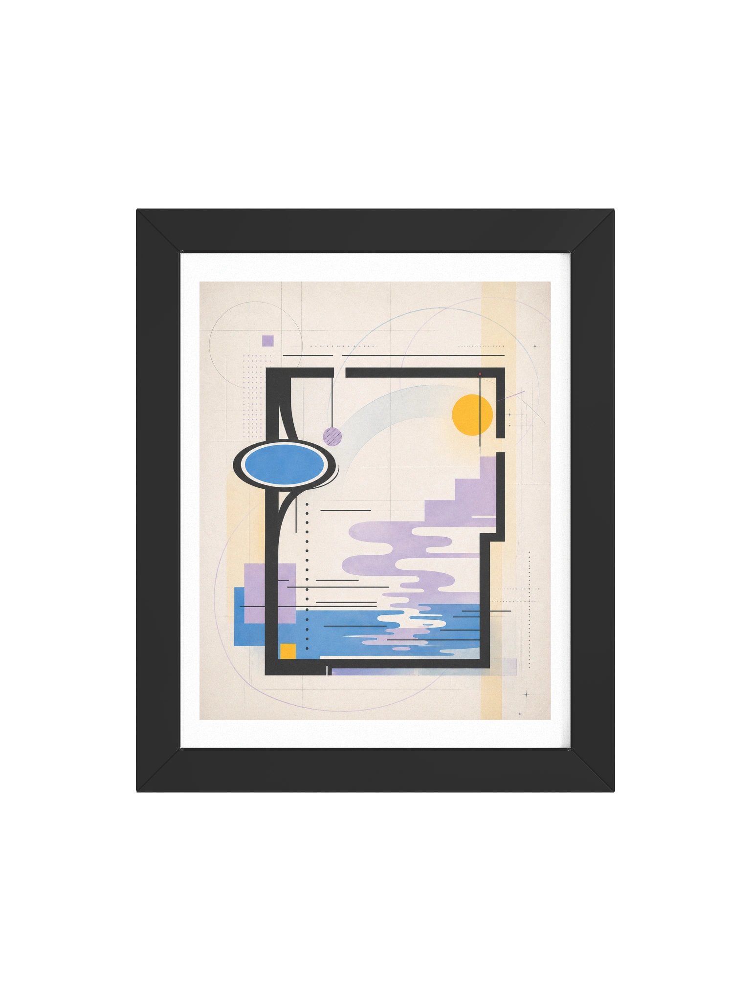Peripheral Infrastructure / 03 -- Framed Matte Poster product image (4)