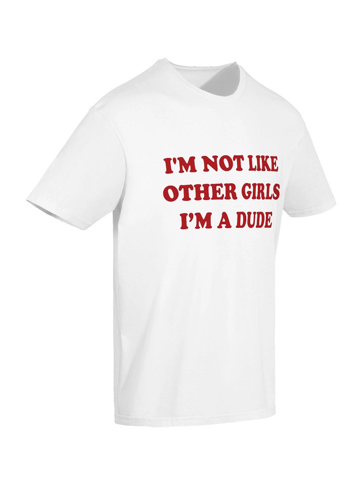 I'm Not Like Other Girls I'm A Dude Funny Sarcastic T-Shirt product image (2)