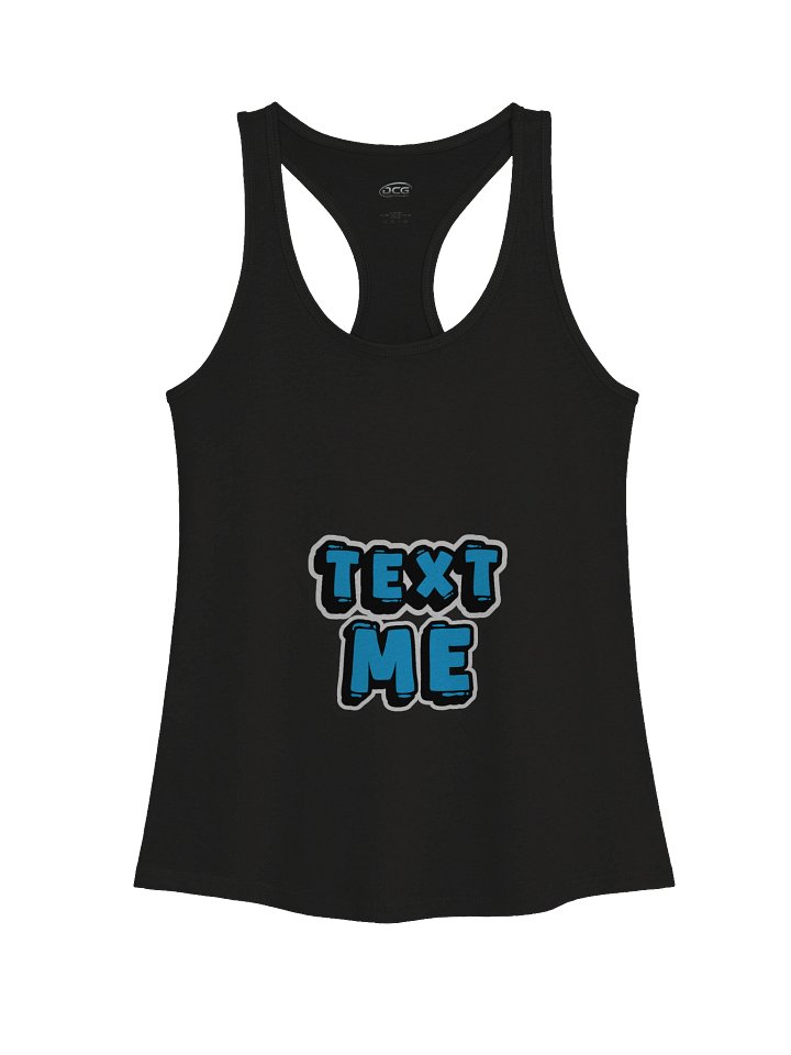 Text Me Racerback Tank product image (2)