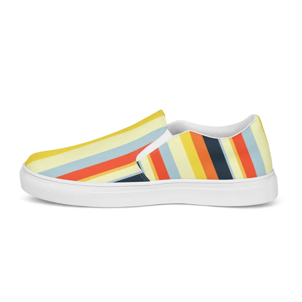 Chromatic Stride Women's Slip-On Canvas Shoes product image (8)
