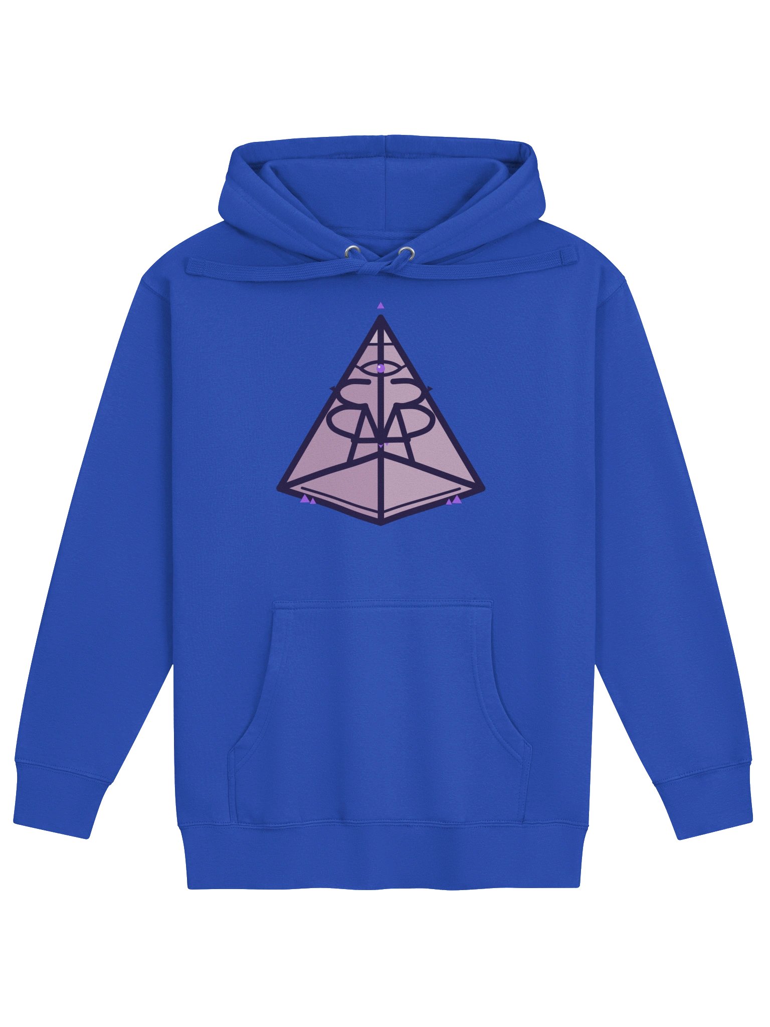 AMP-33 Pyramid Hoodie — Blue product image (1)
