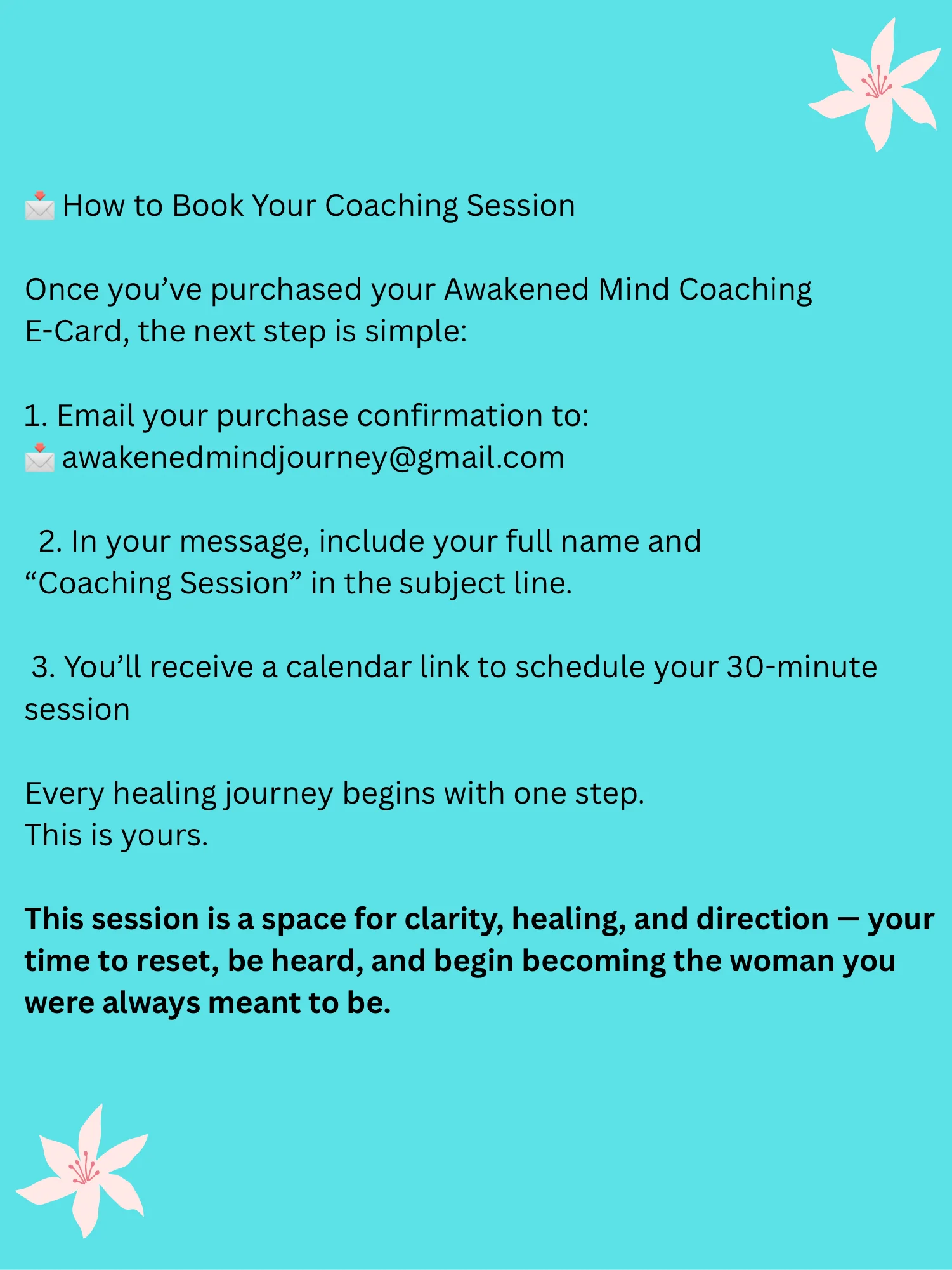 Digital E-Card for Coaching Session product image (3)