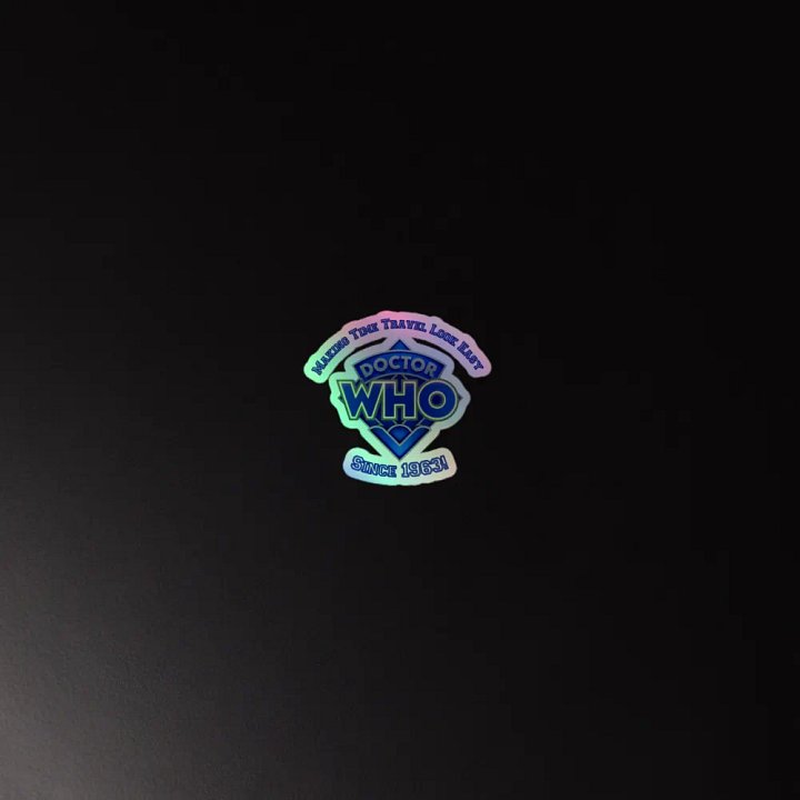 Doctor Who Time Travel Holographic Sticker Sheet product image (4)