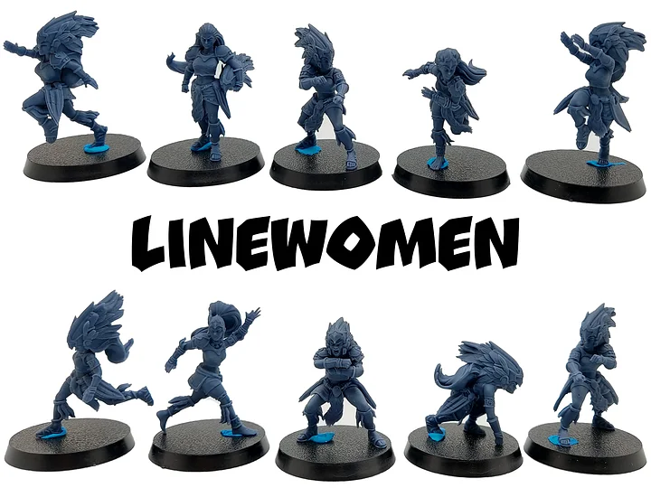 Amazonian Fantasy Football Team - UGNI Miniatures product image (2)