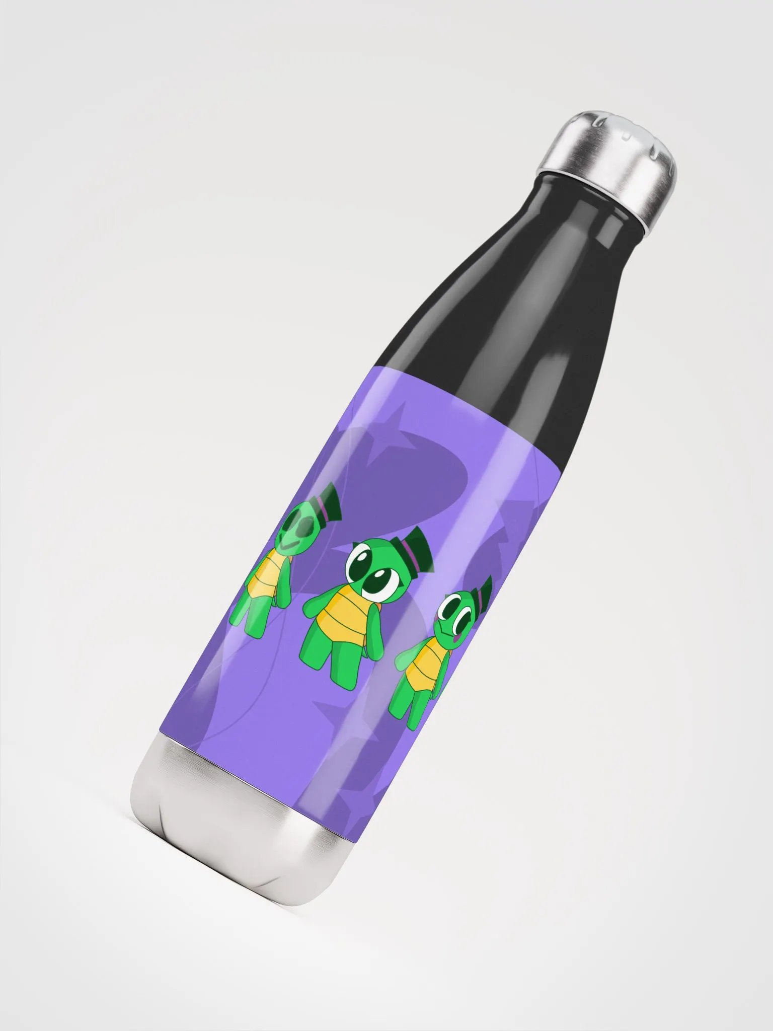 Turtle Emotes Water Bottle product image (4)