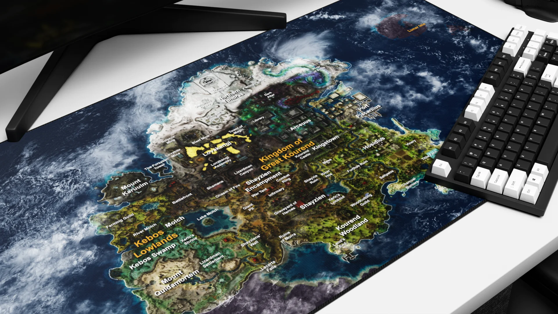 Detailed Kingdom of Kourend Desk Mat product image (4)