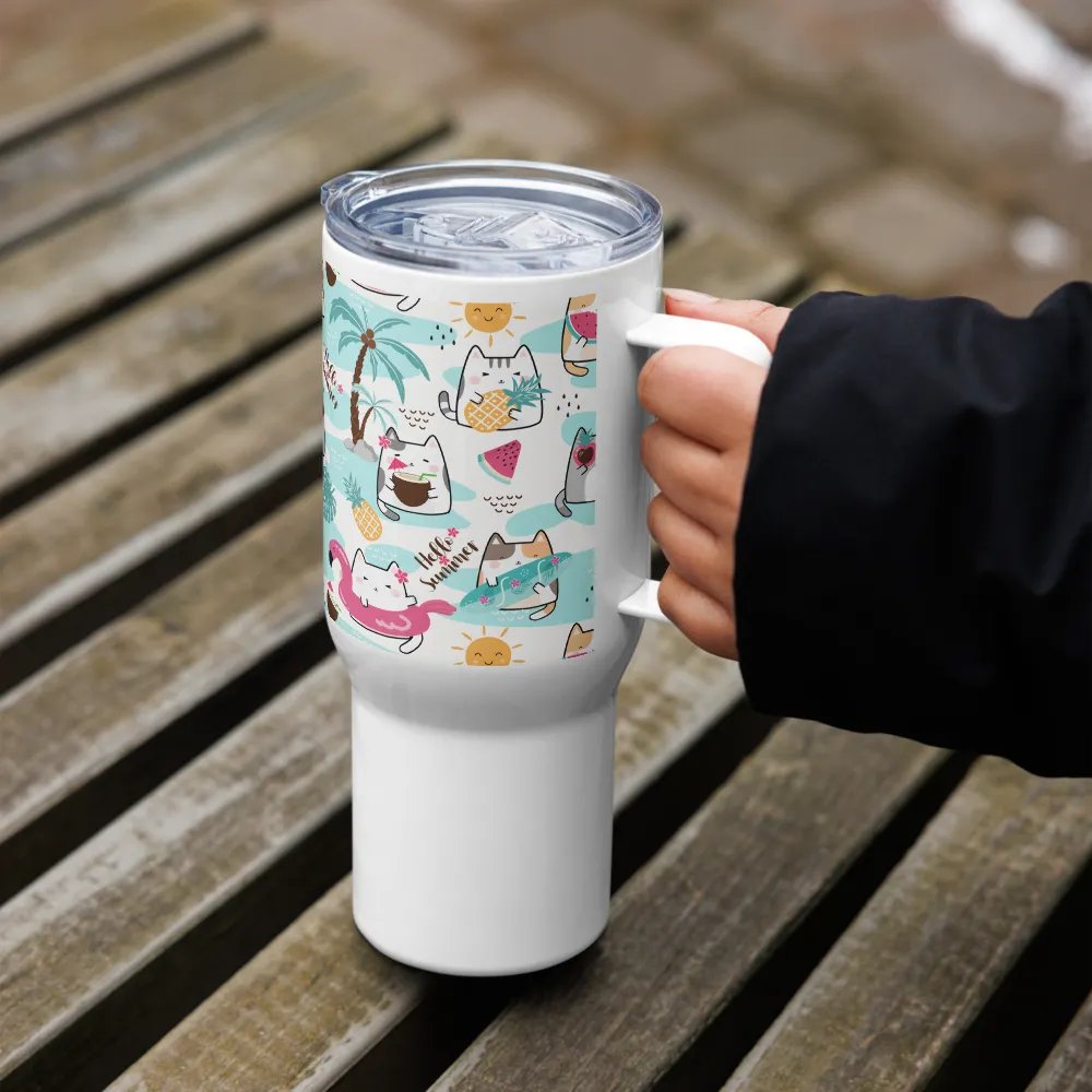 Hello Summer 20oz Stainless Steel Tumbler product image (3)