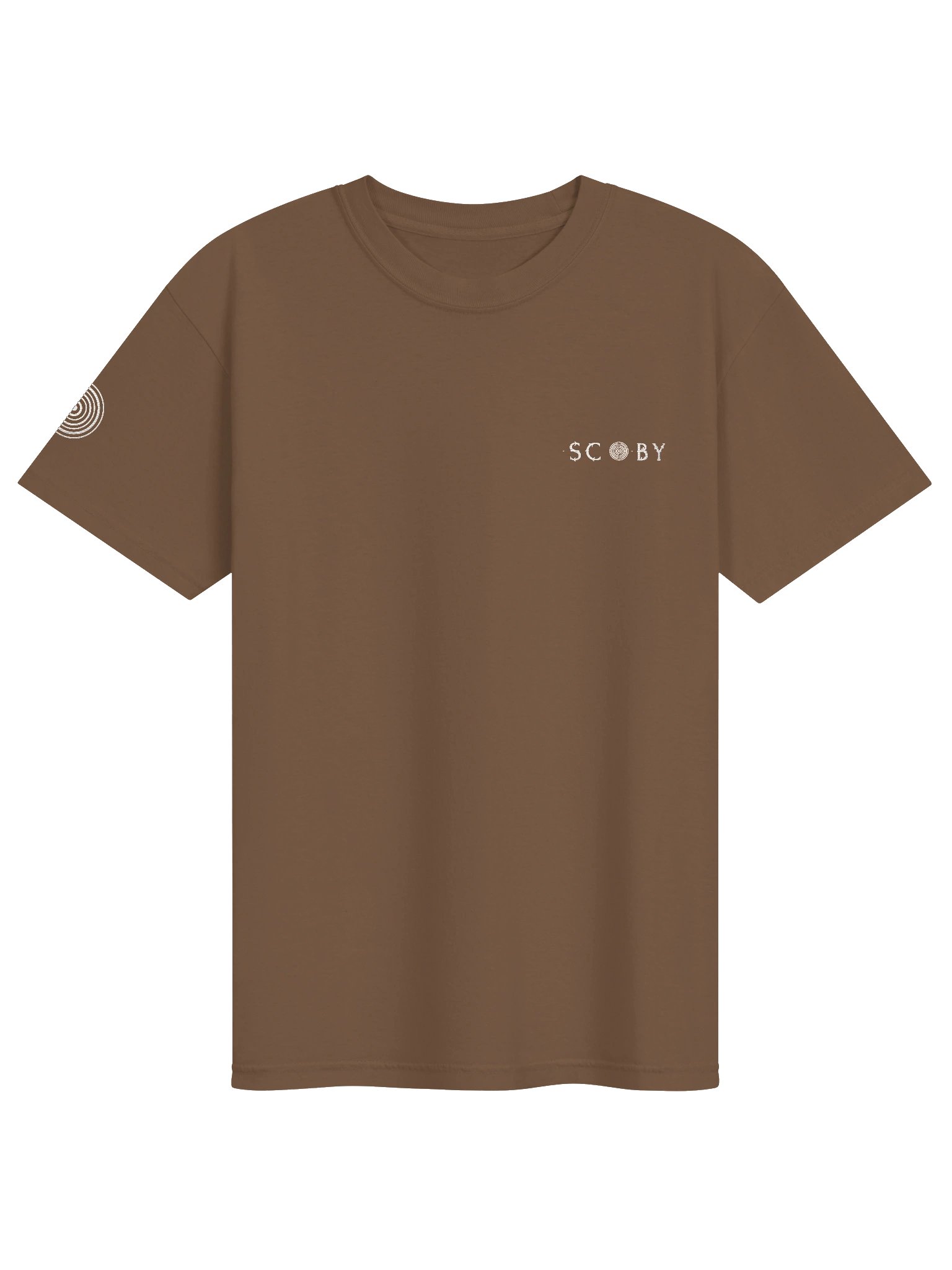 Scoby Logo Embroidered Tee in Espresso product image (1)