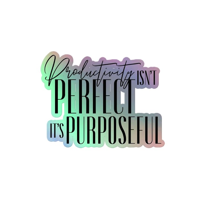 Prayer, Peace, Purpose, and Productivity Sticker product image (2)