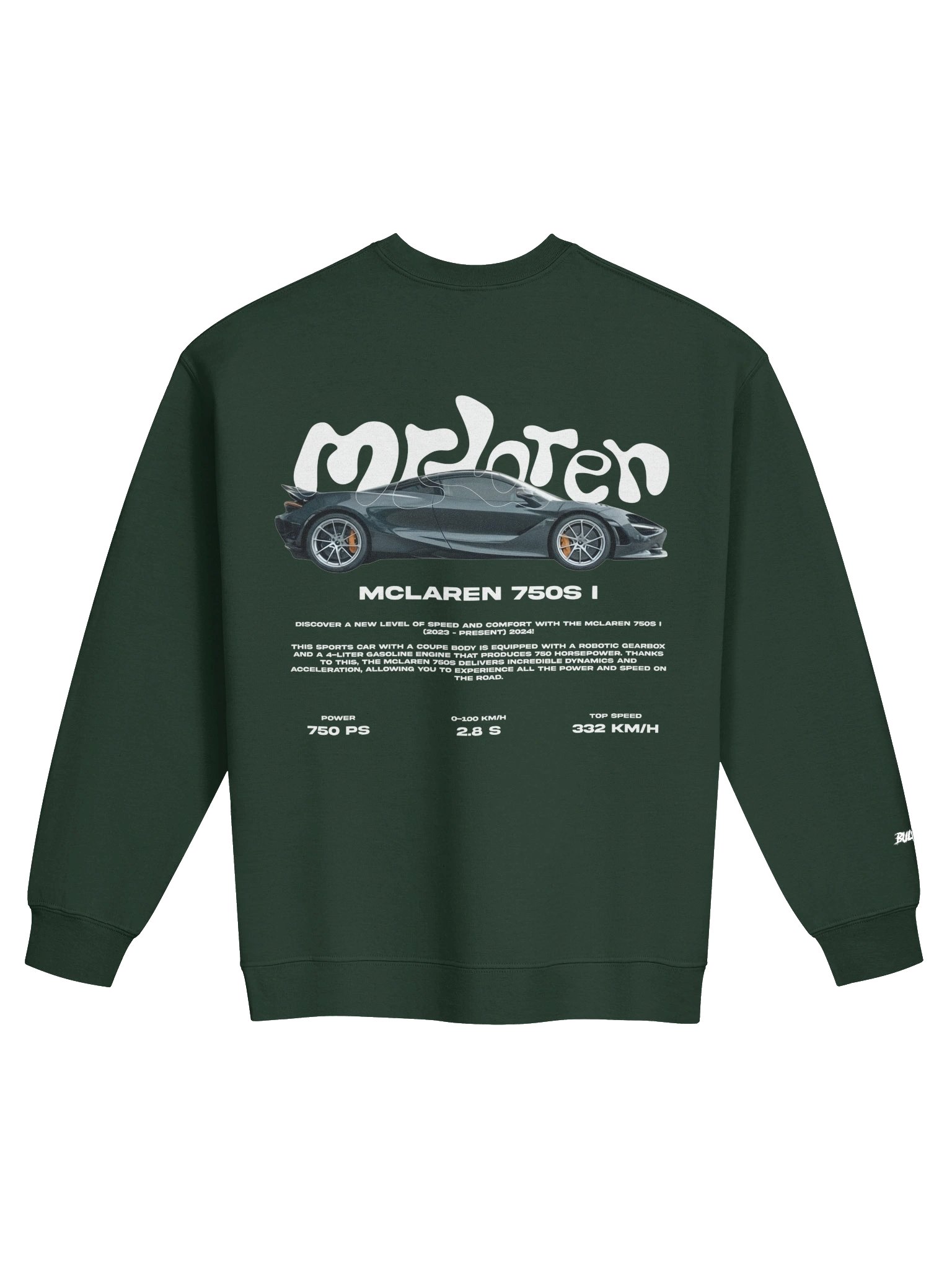 Mclaren 750S I Sweatshirt - Bulvant - QMG51F3t-kg