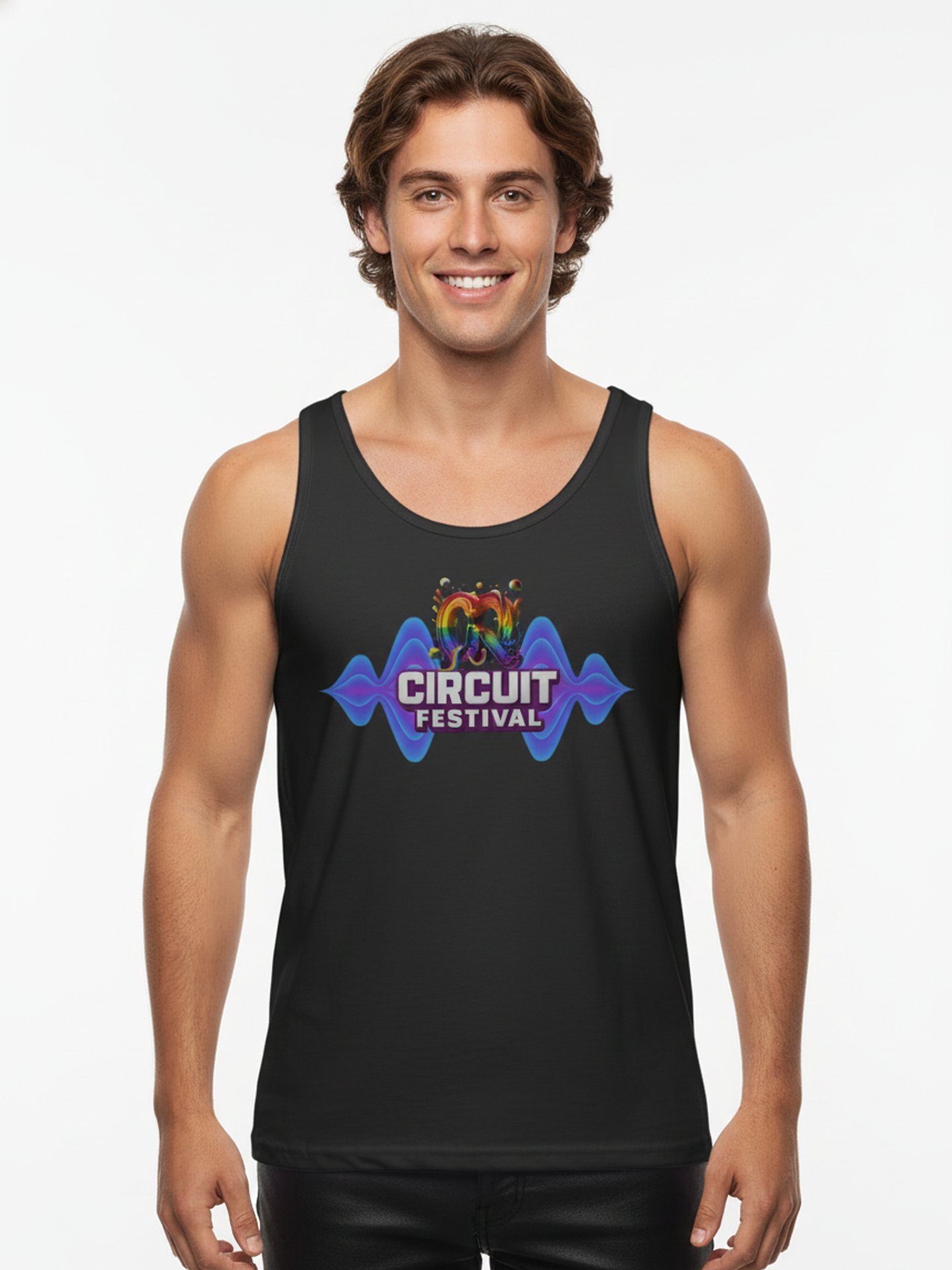 CQ CIRCUIT FESTIVAL – NEON SOUNDWAVE PARTY TANK product image (1)