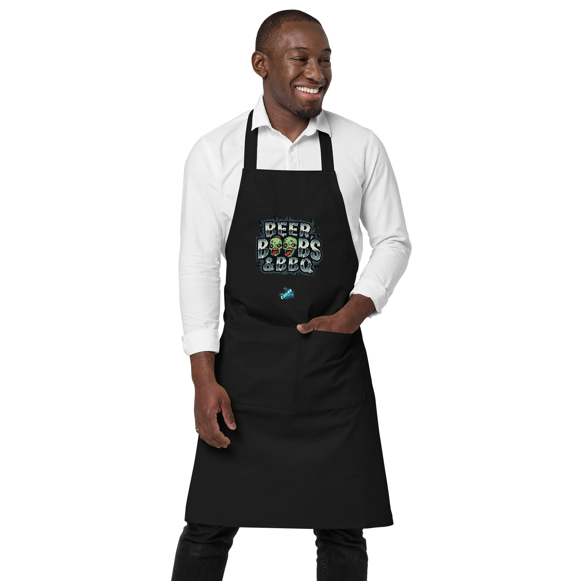 Beer, Boobs & BBQ Zombie Apron product image (1)