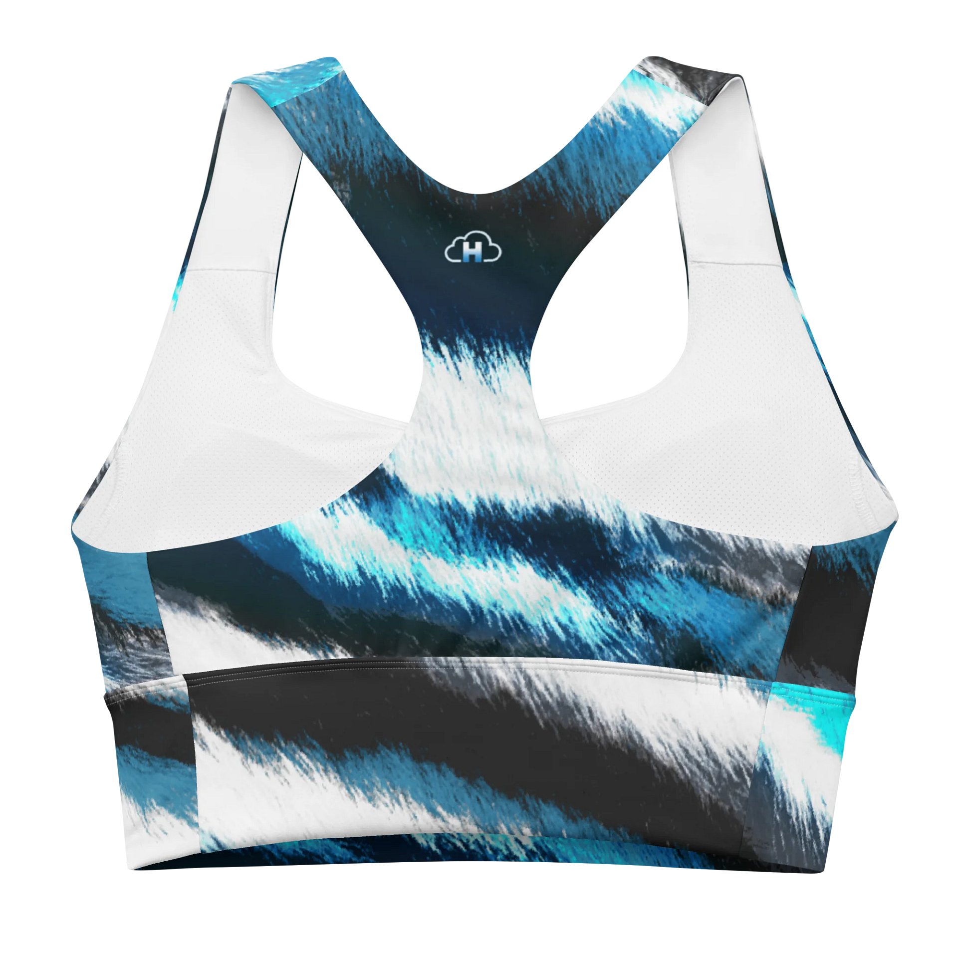 Animal Blue-Recycled Longline Sports Bra product image (2)