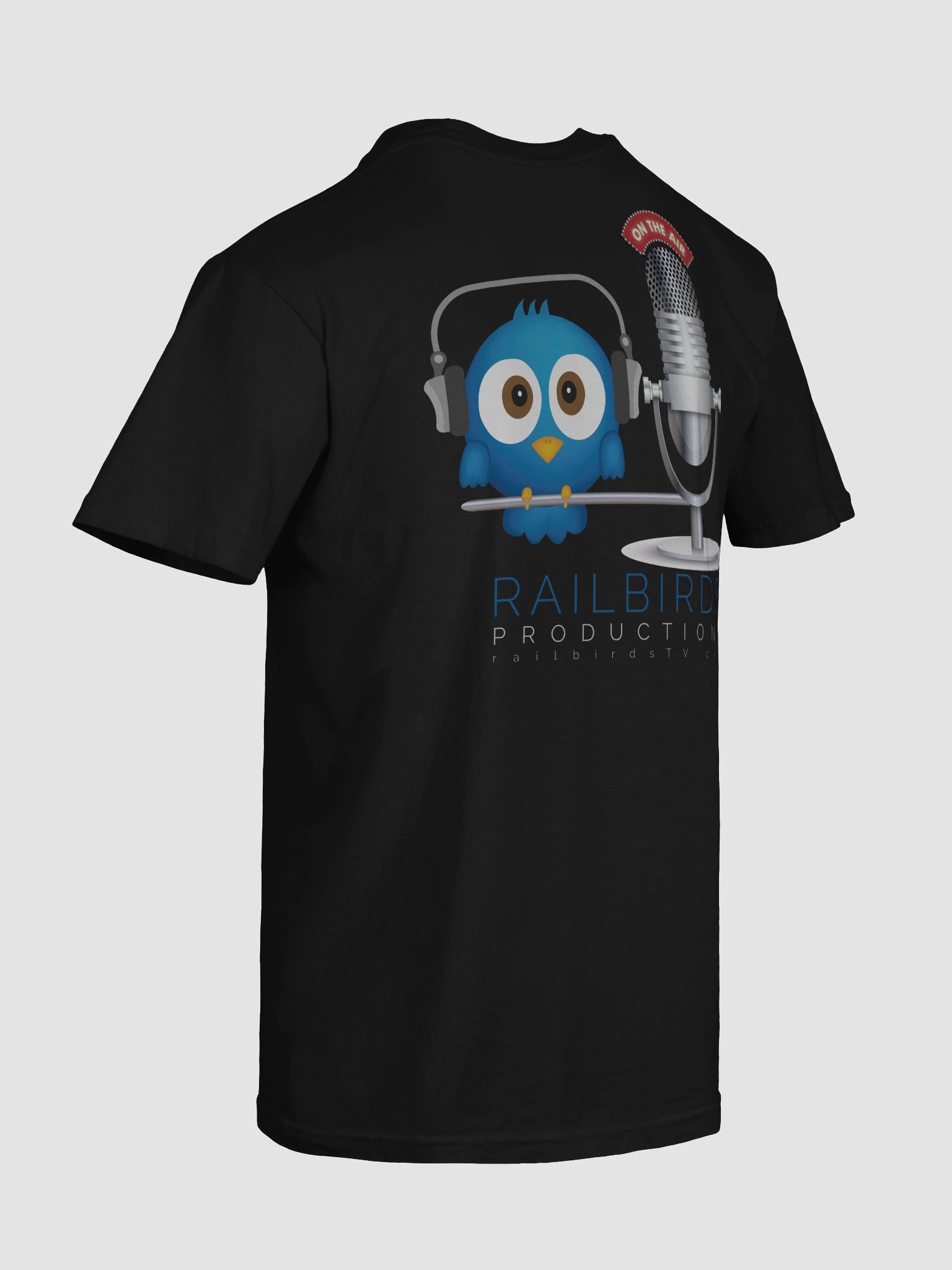 Unisex Black Railbirds Heavyweight Tee product image (10)