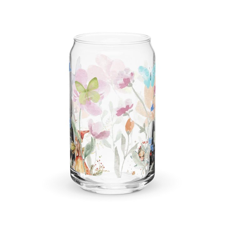 Dream of Butterflies & Angels Sipper Glass Can 🌸🦋 product image (2)