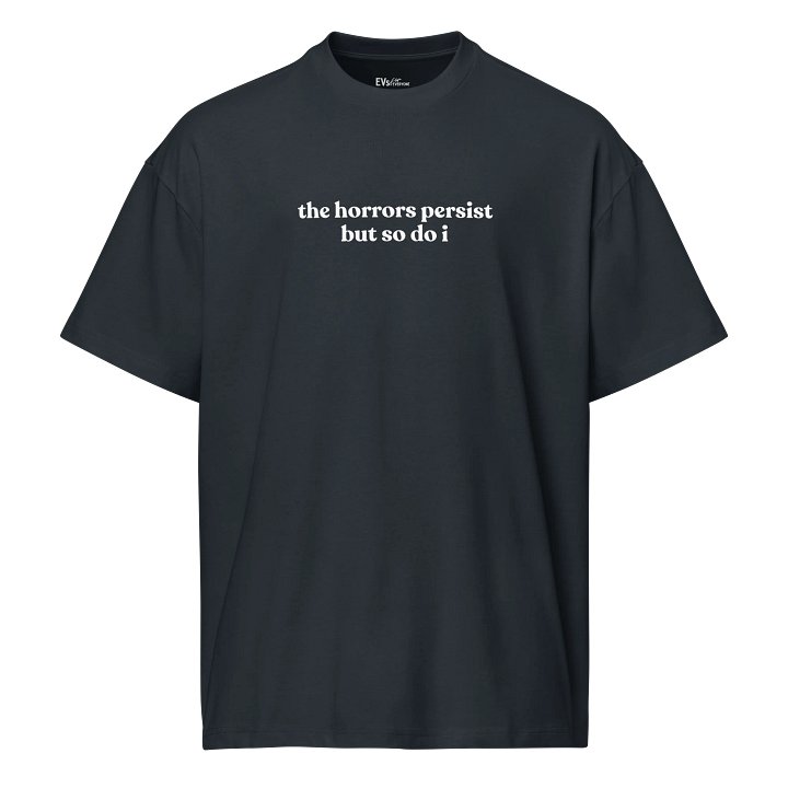 "The Horrors Persist" Men's Crewneck Tee product image (1)