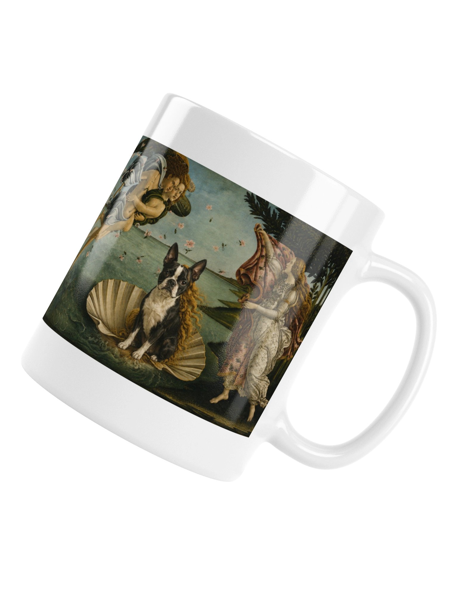 Boston Terrier The Birth of Venus Mug product image (6)