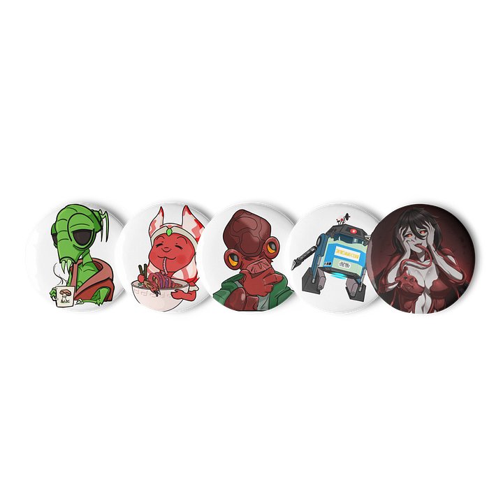 Can Mayonnaise Kill a Jedi? Pin Buttons product image (1)