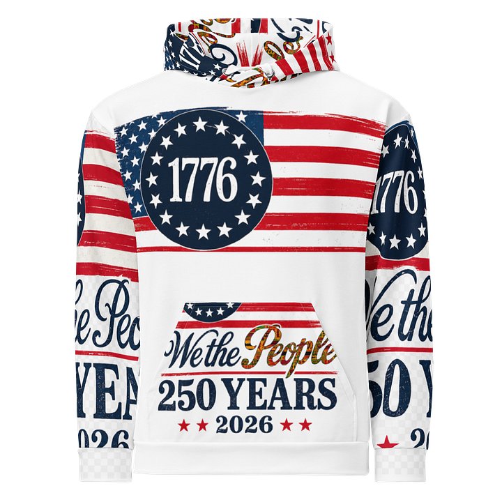 1776 Patriotic Flag Hoodie product image (1)