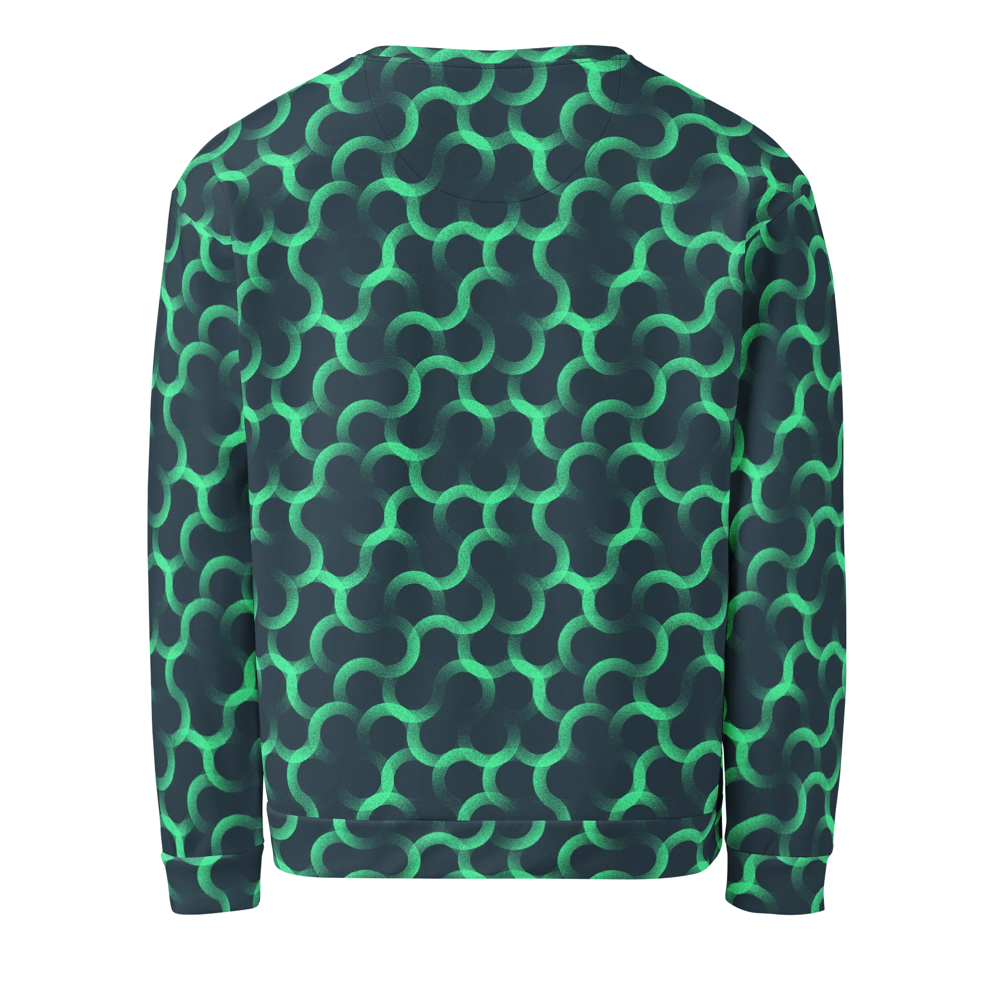 Vibrant Unisex Sweatshirt with Overlay Circles Pattern product image (2)