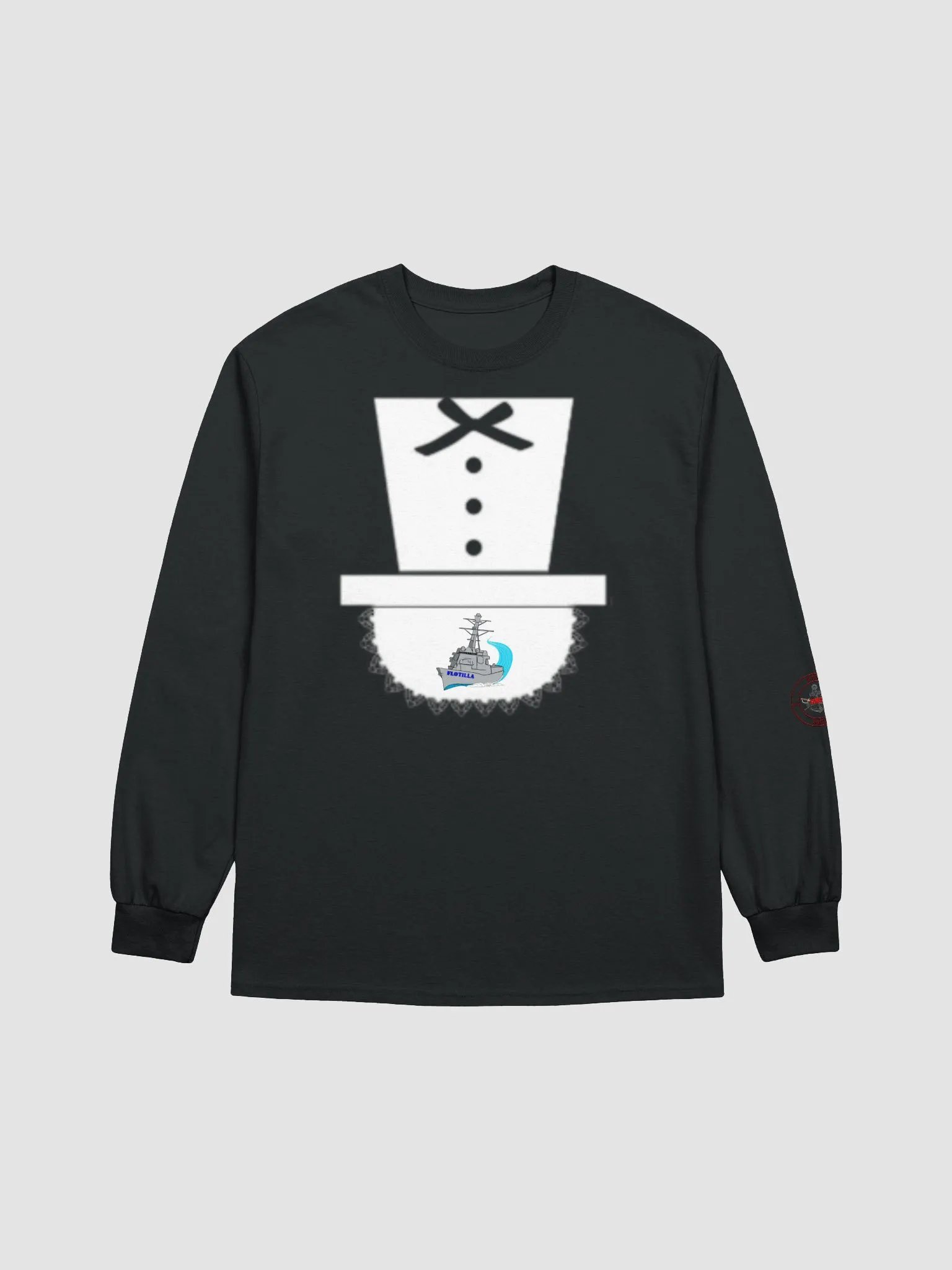 Maid Crew w/Apron Long Sleeve Tee product image (5)