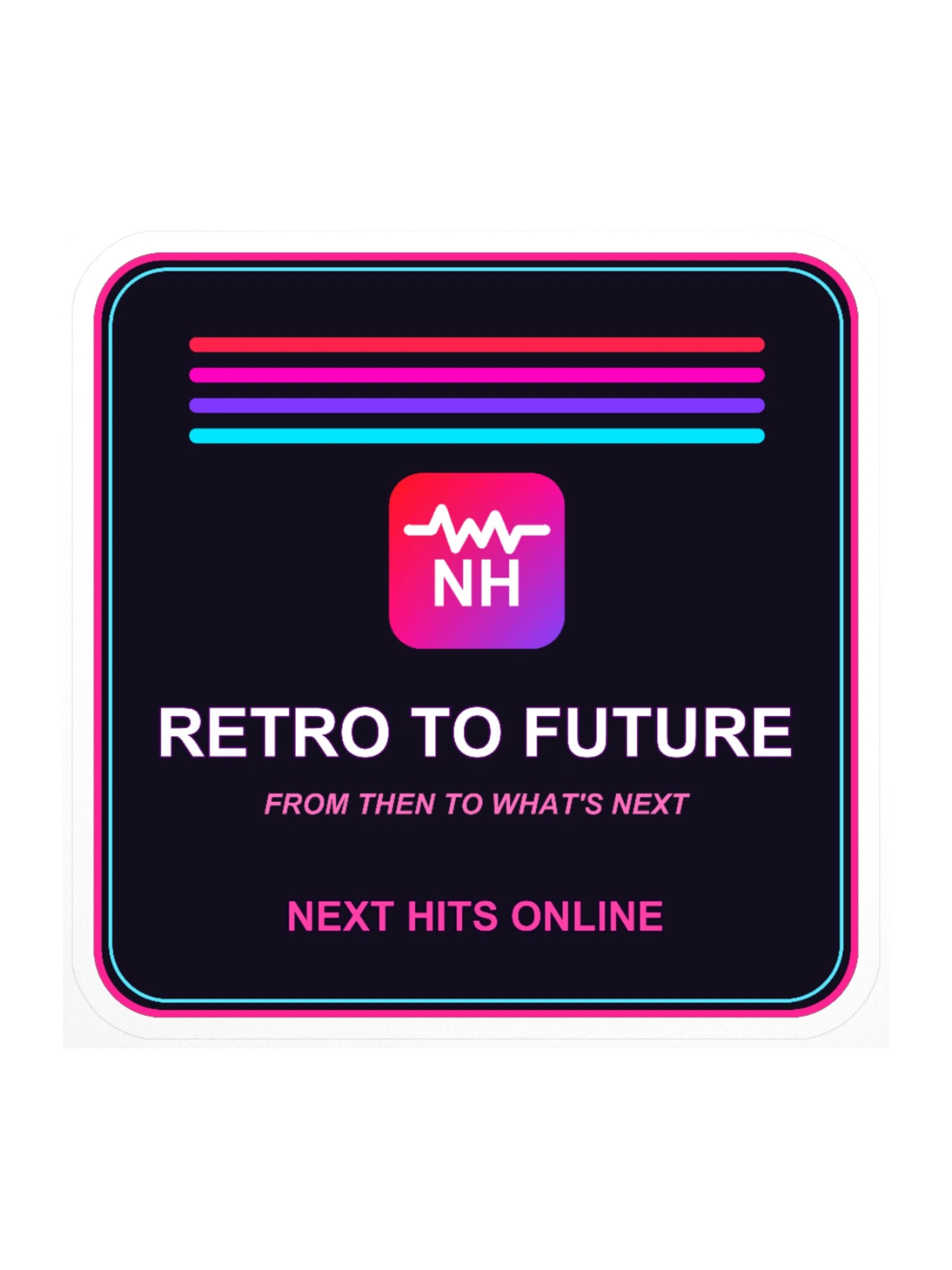 Next Hits Retro To Future Sticker product image (2)