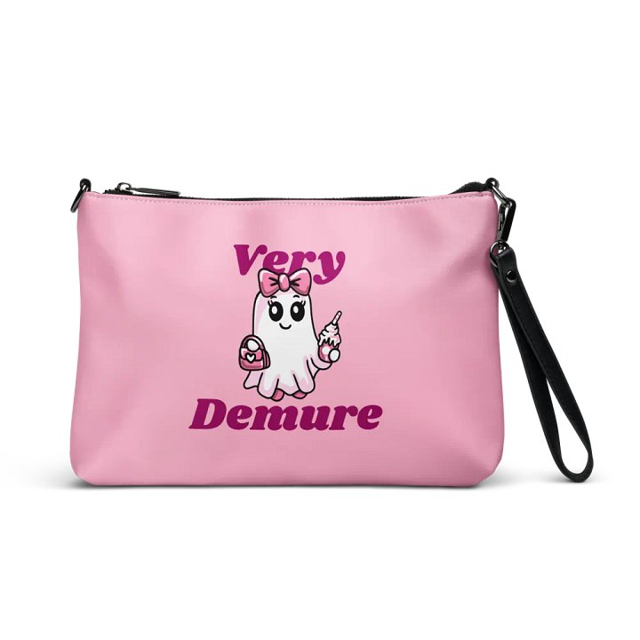 Very Demure Cute Ghost Flip-Sided Faux Leather Crossbody Bag product image (1)