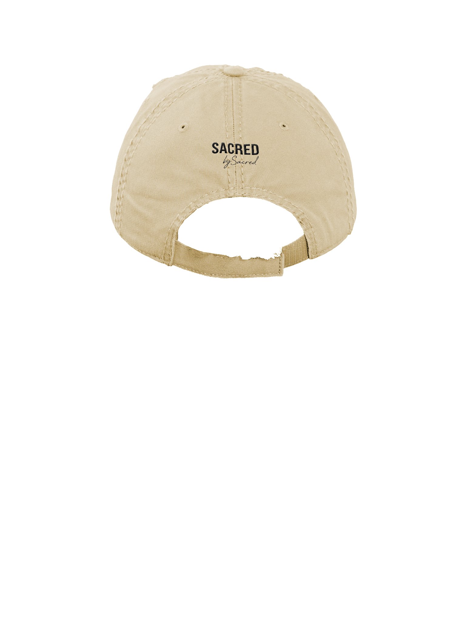 God Is Sacred - Distressed Dad Hat (Light) product image (6)