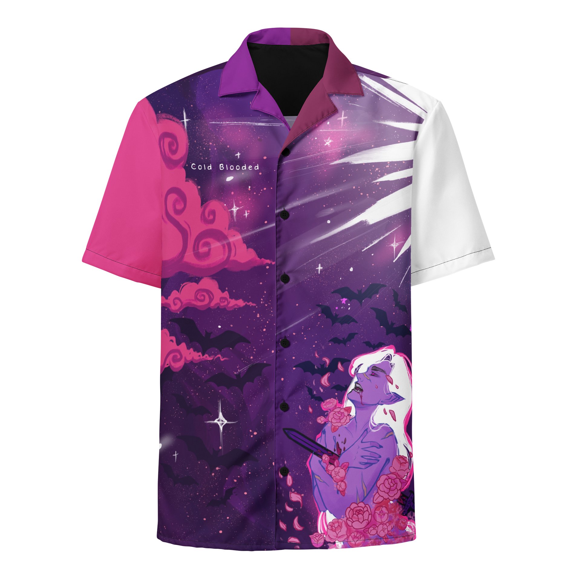 Almondsexual Subtle Pride Vampire Button Up Shirt product image (4)