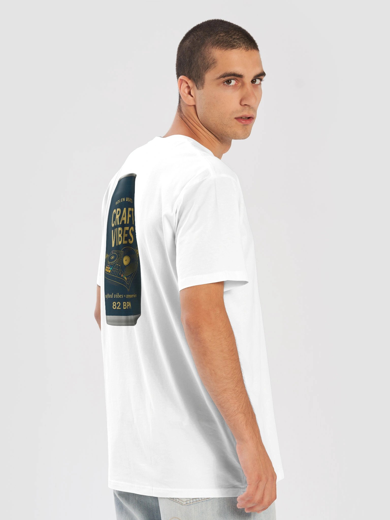 Signature Crafted Vibes Beer DJ T-Shirt product image (8)