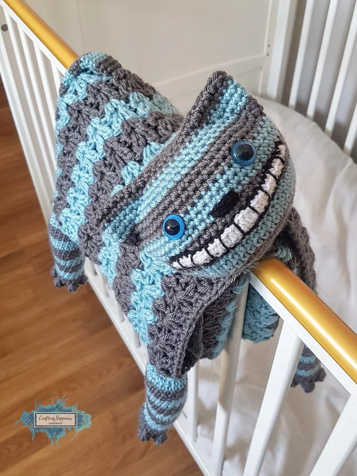 Cheshire Cat Crochet Baby Blanket Pattern, Alice in Wonderland (PDF Pattern) product image (1)
