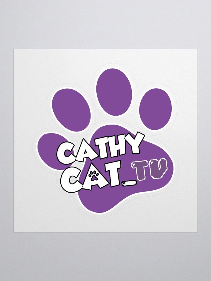 CathyCat_TV Logo Sticker product image (1)
