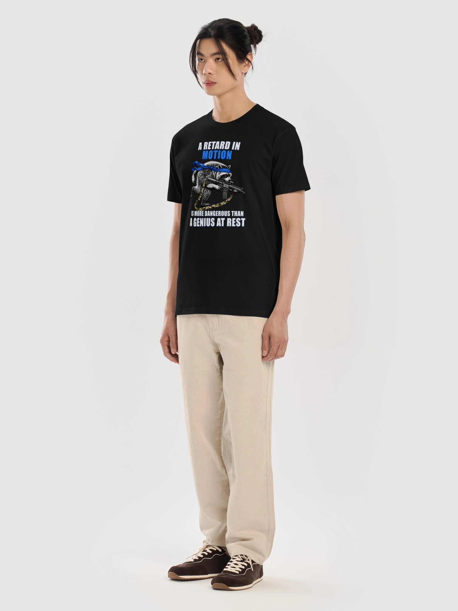 A Retard in Motion Is More Dangerous Than a Genius at Rest Shirt product image (7)