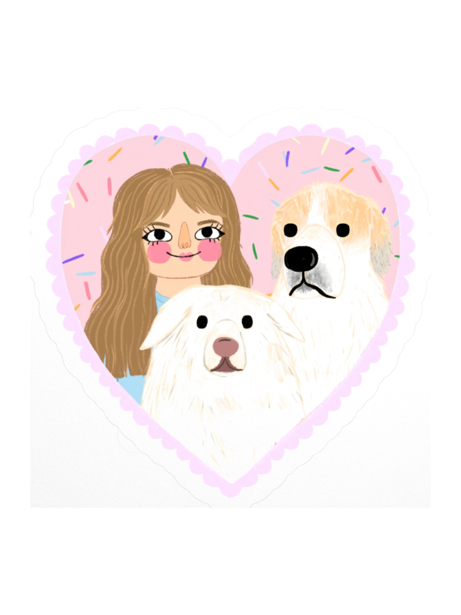 Bubblegum & Dogs Sticker product image (1)