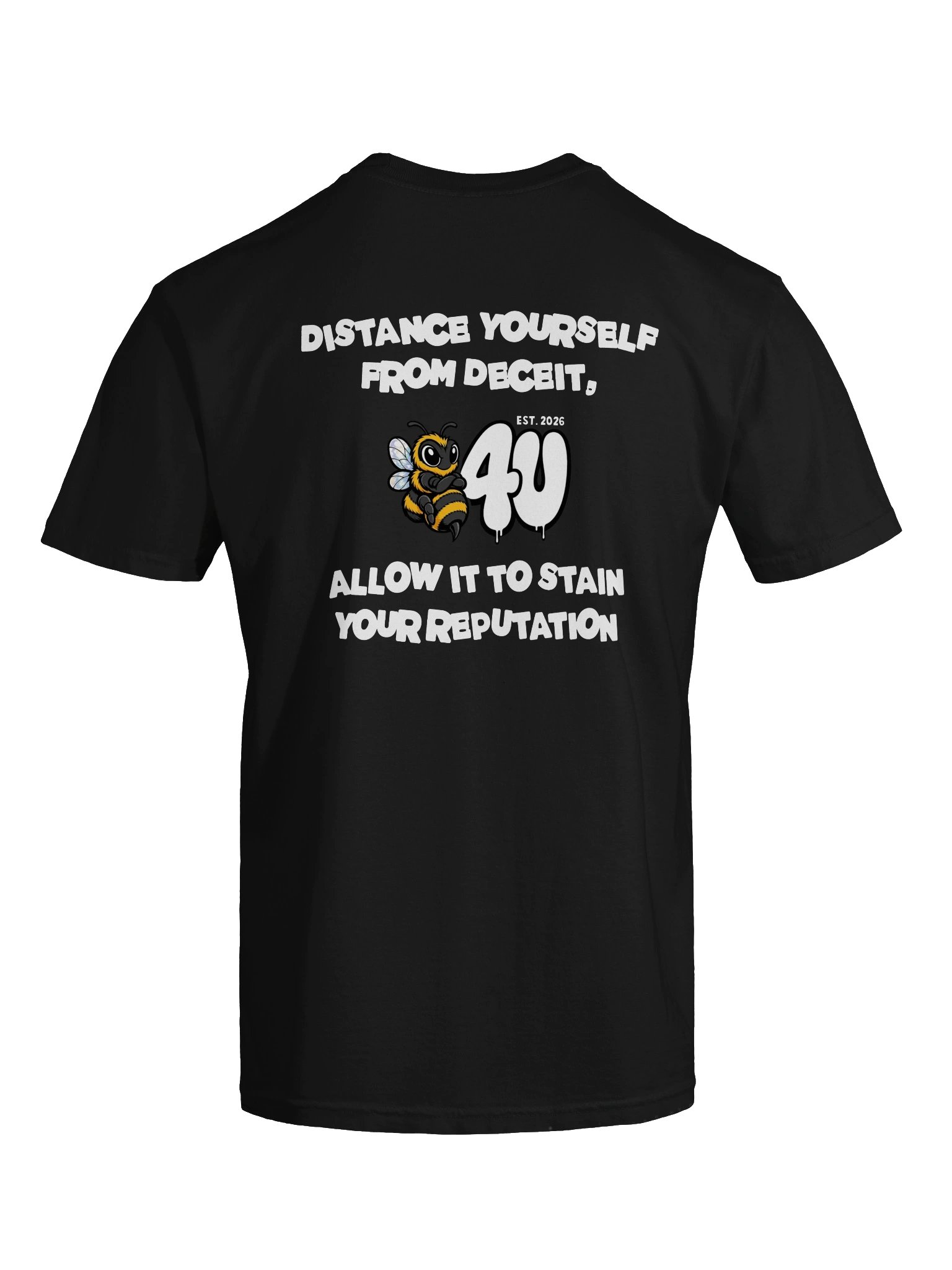 DISTANCE YOURSELF FROM DECEIT Graphic Tee product image (83)