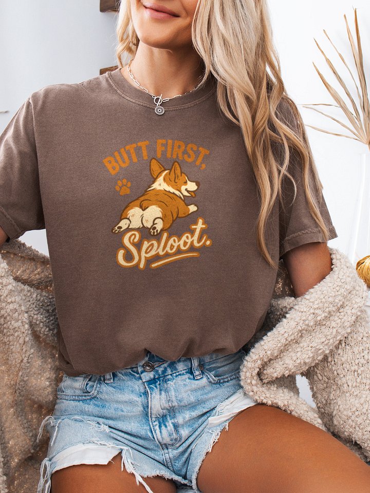 Butt First Sploot (Corgi) Tee product image (2)
