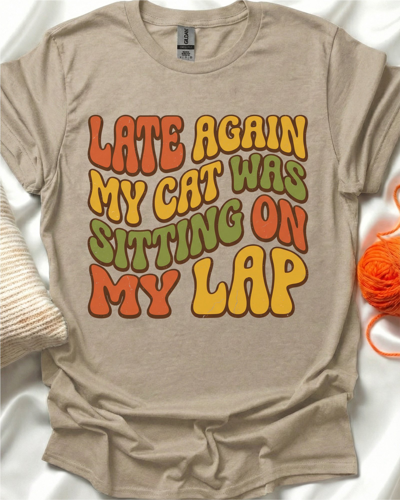 Cat On Lap T-Shirt product image (1)