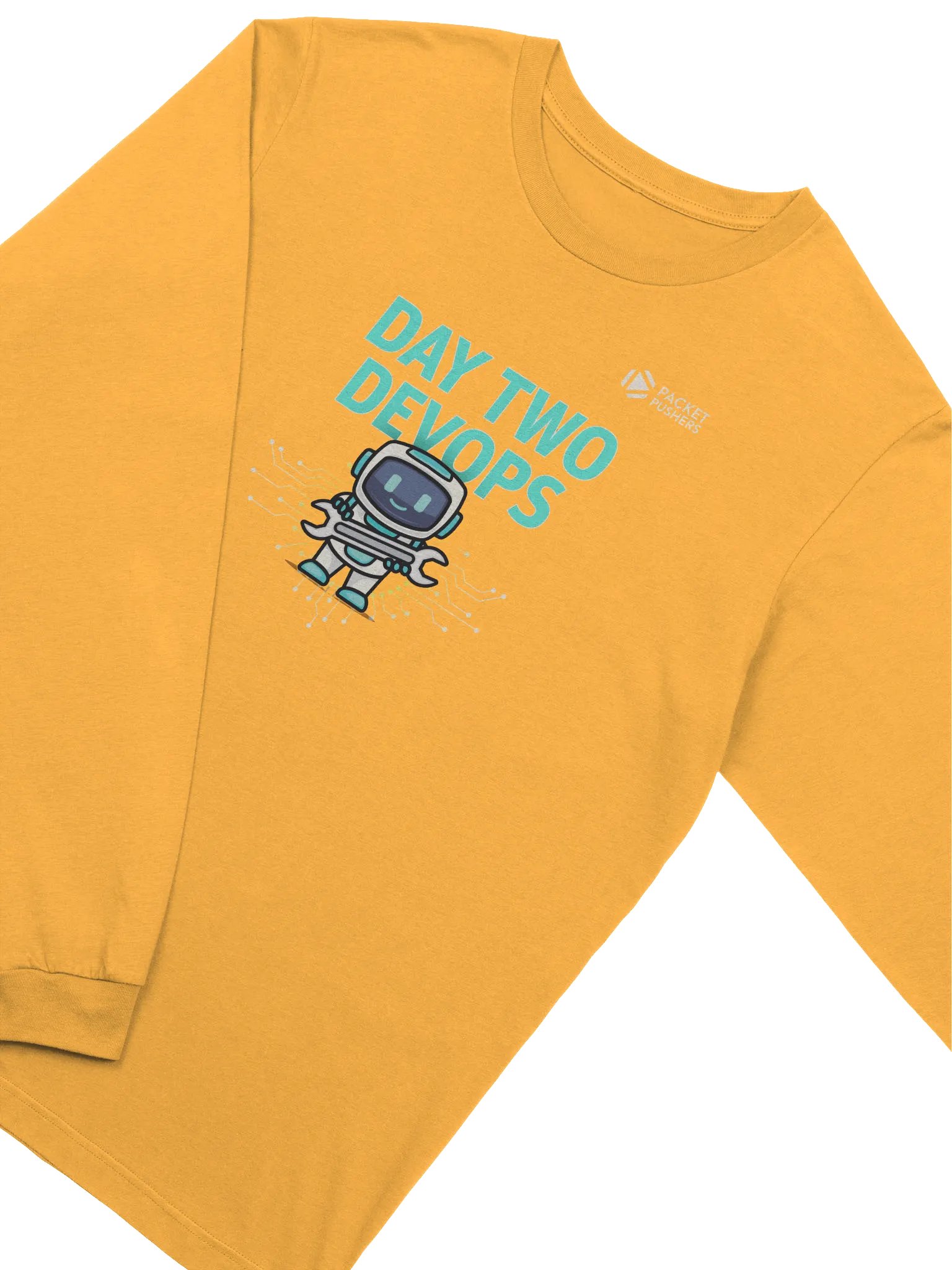 Day Two DevOps Robot Long Sleeve Tee product image (3)