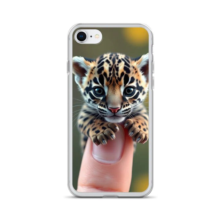 Tiny Leopard Clear iPhone Case product image (24)