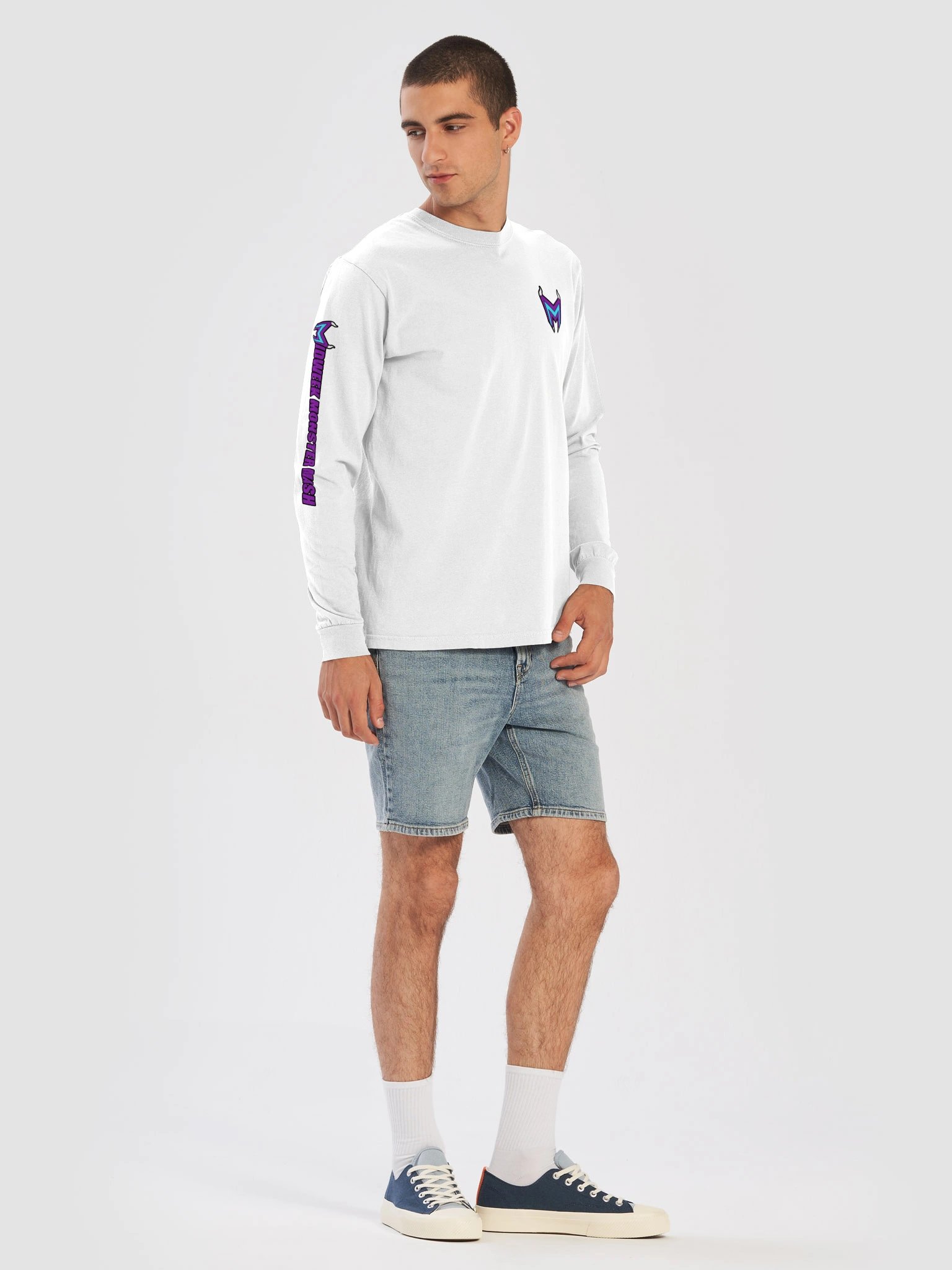 Midweek Monster Mash Extended Logo Long Sleeve – Light product image (7)