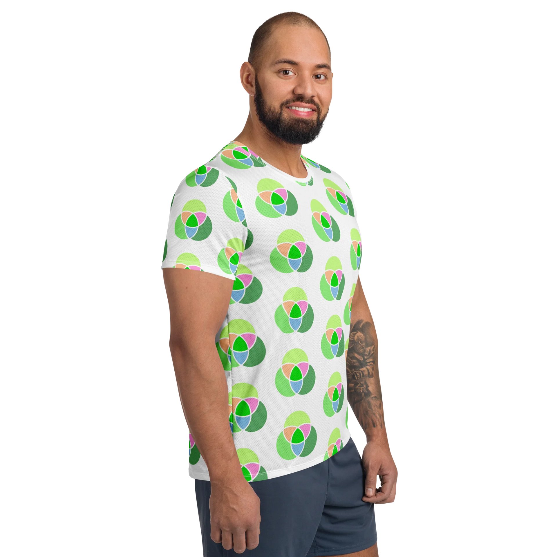 One2Gration O Logo All-Over Tee — Echo in Motion product image (4)