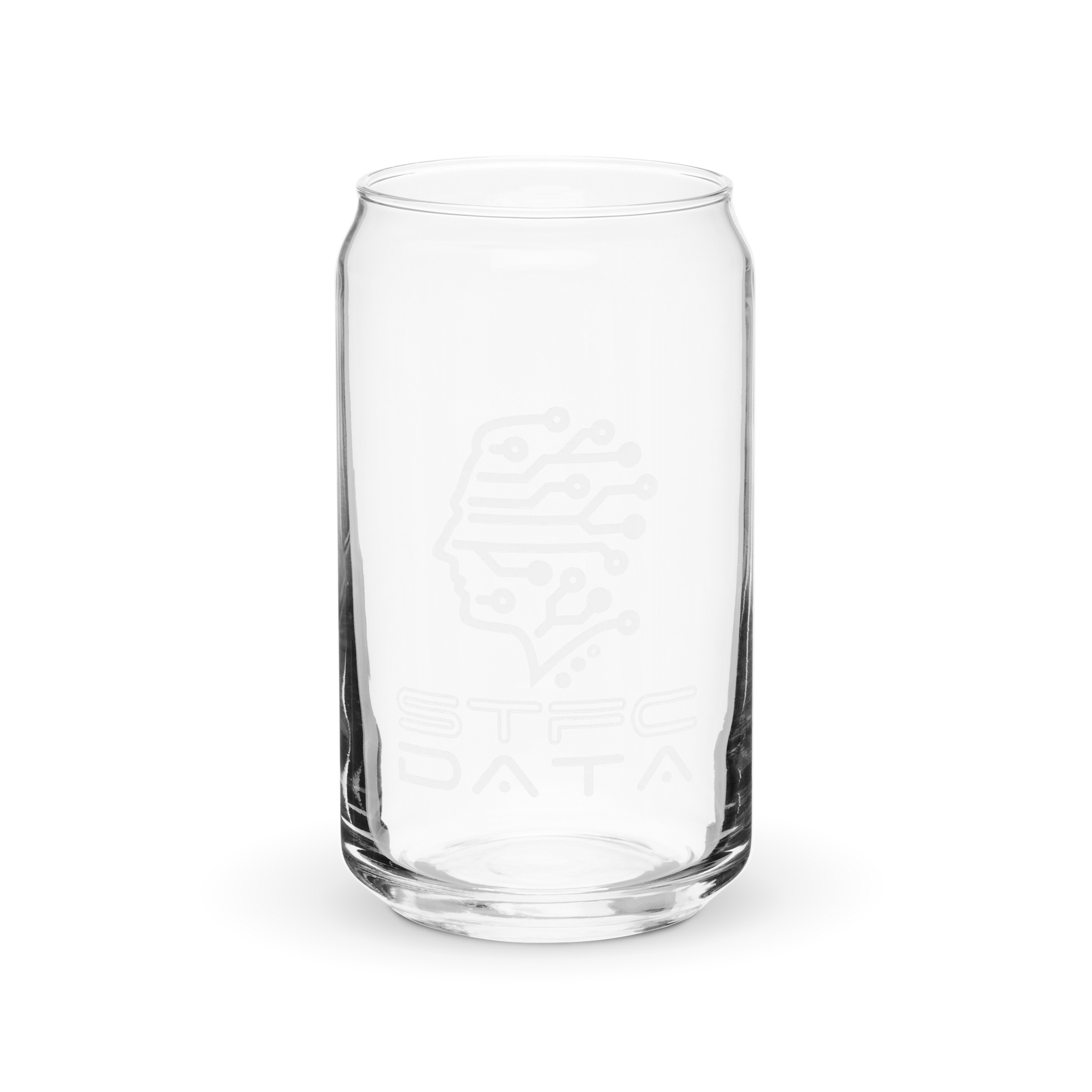 Glas | STFC Data Logo - weiß product image (1)