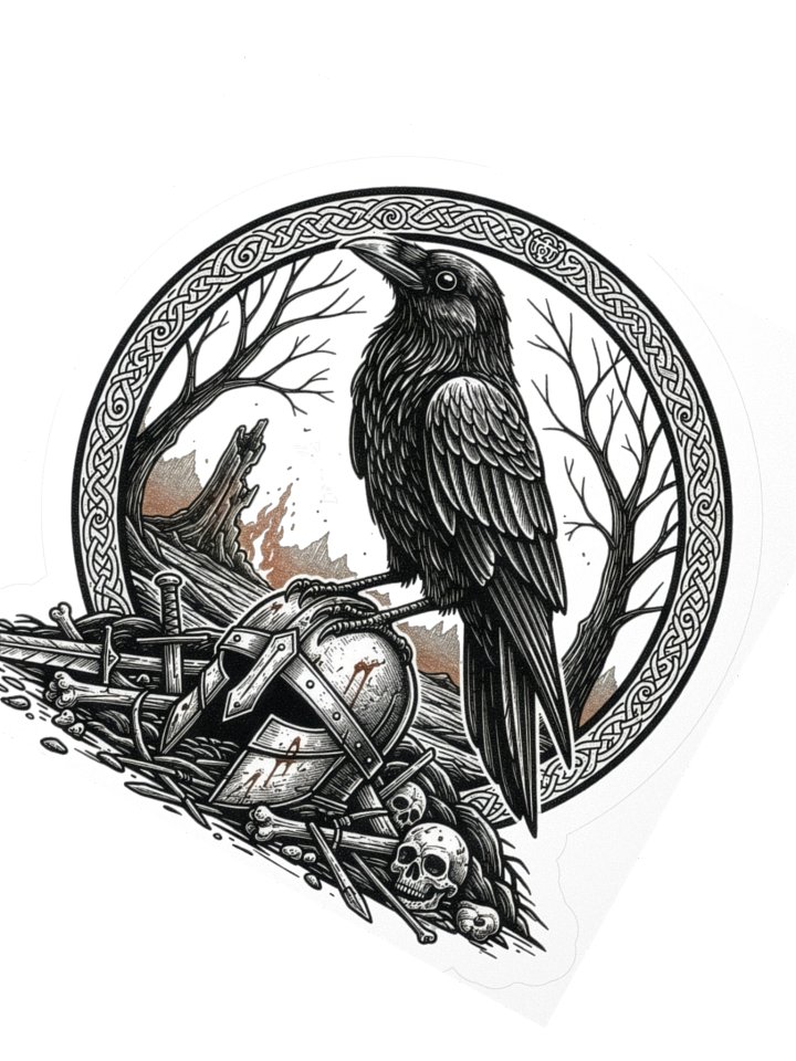 Morrigan — The Raven Queen Vinyl Sticker product image (2)
